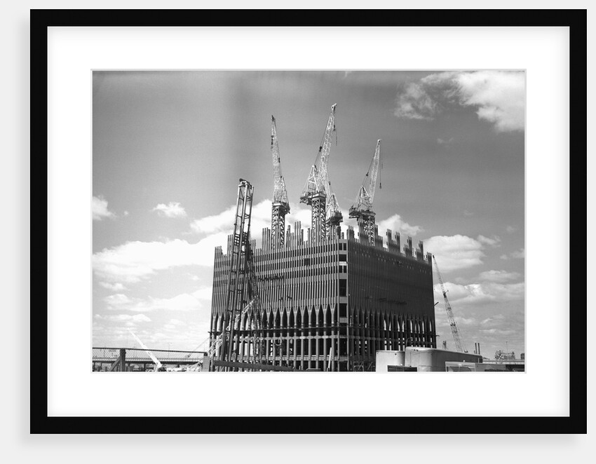 World Trade Center Under Construction by Anonymous