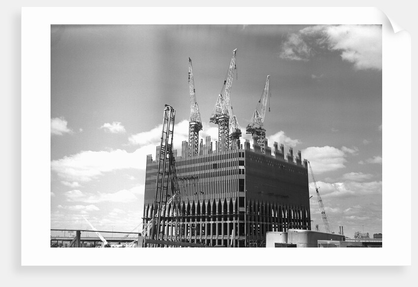 World Trade Center Under Construction by Anonymous