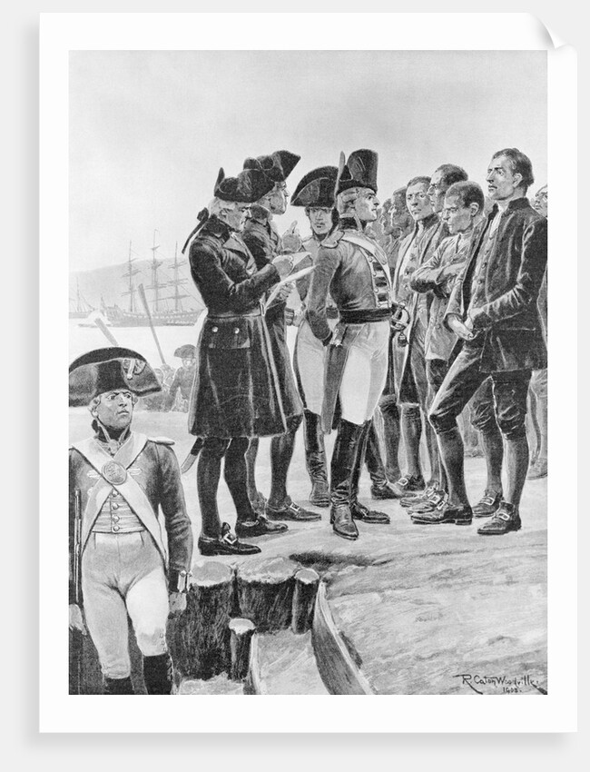 An Inspection Of Convict Settlers,Sydney by Anonymous