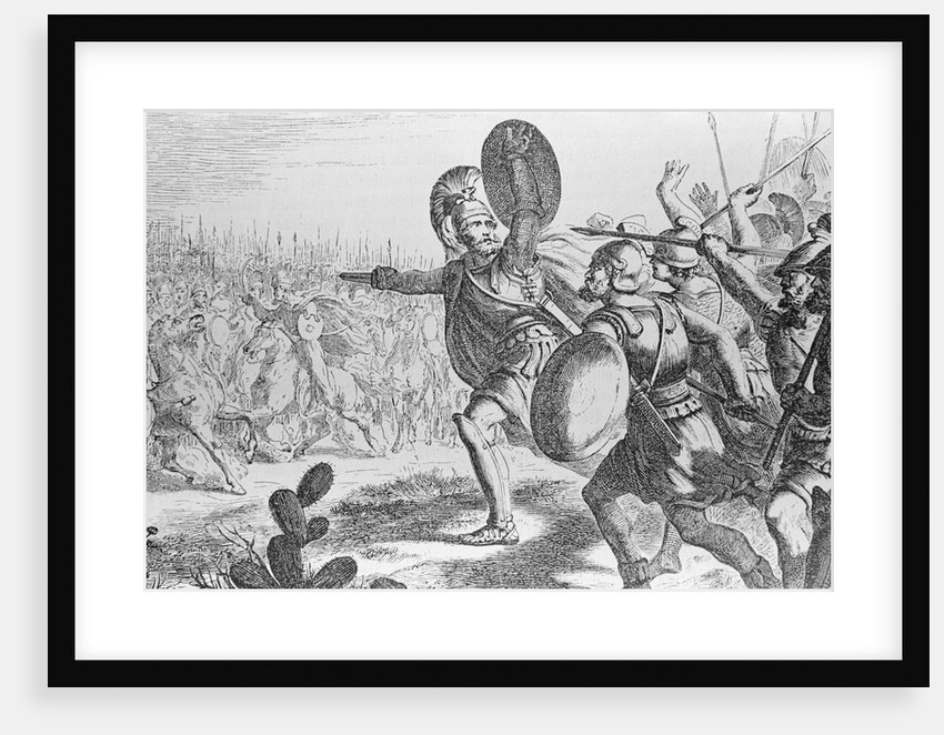 Illustration Showing the Battle of Thermopylae by Anonymous