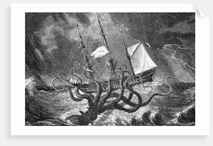 Seamonsters, The Kraken by Anonymous