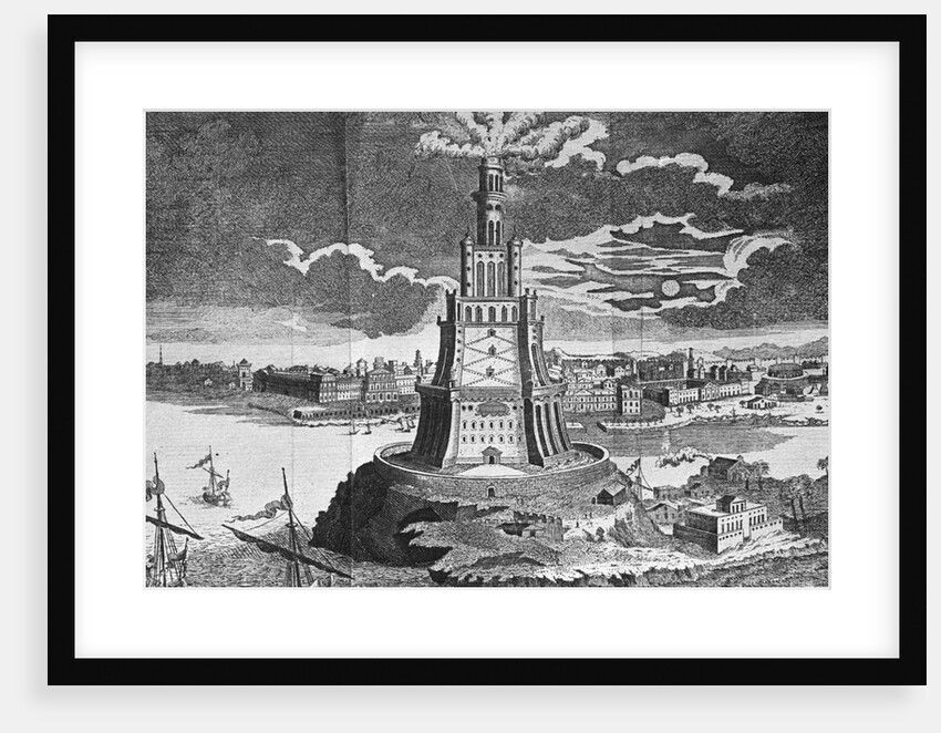The Lighthouse of Alexandria on Pharos Island by Anonymous