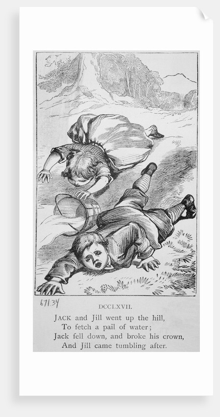 Illustration Fron Jack And Jill Rhyme by Anonymous