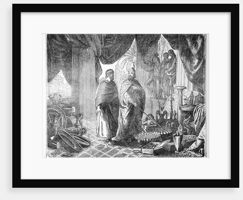 Croesus, King Of Lydia & His Treasures by Anonymous