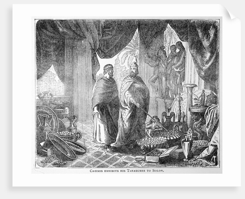 Croesus, King Of Lydia & His Treasures by Anonymous