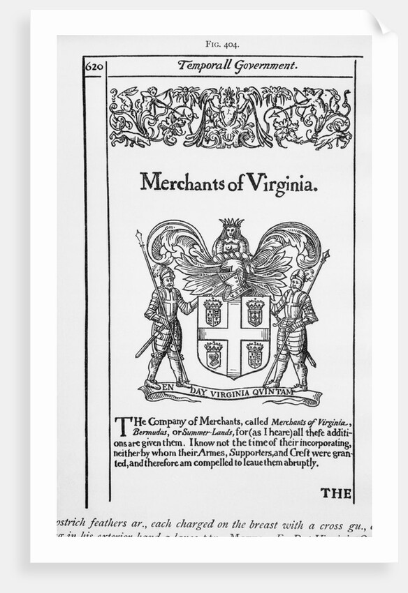 Seal Of Merchant'S Company Of Virginia by Anonymous