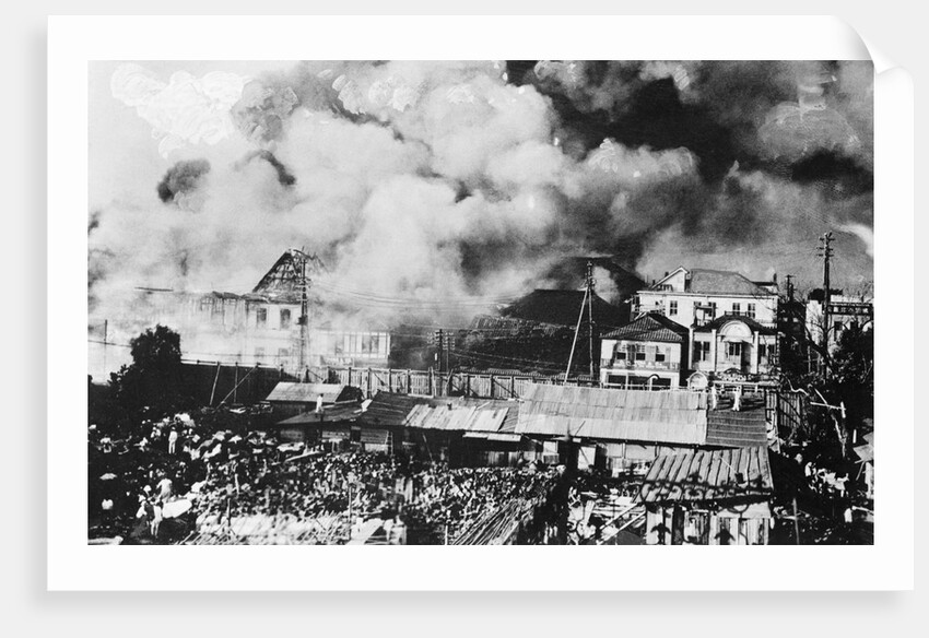 Earthquake In Tokyo Japan by Anonymous