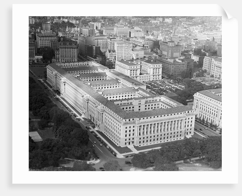 Aerial View Of Department Of Commerce by Anonymous