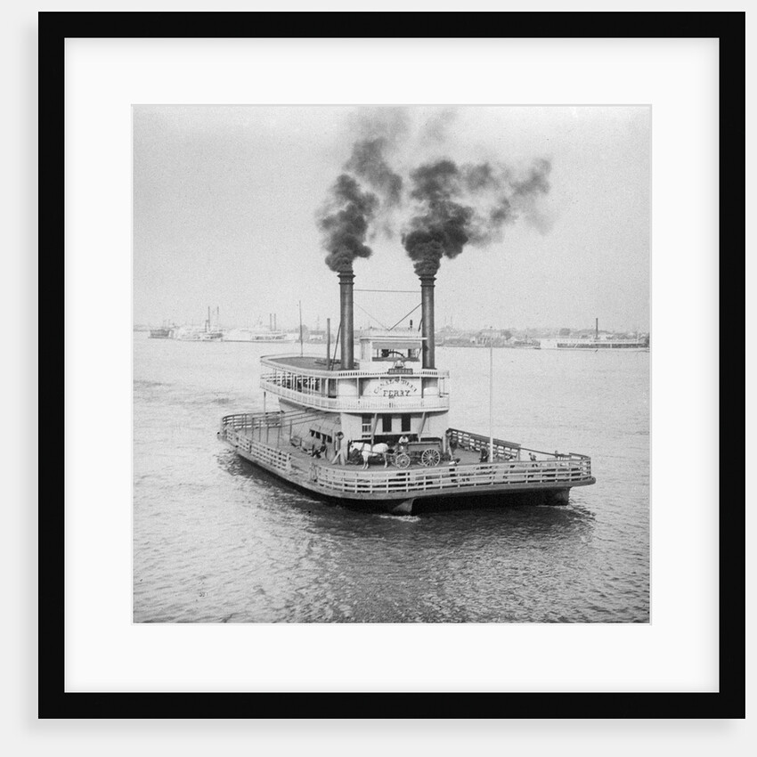 Ferry Boat On The Mississippi River by Anonymous