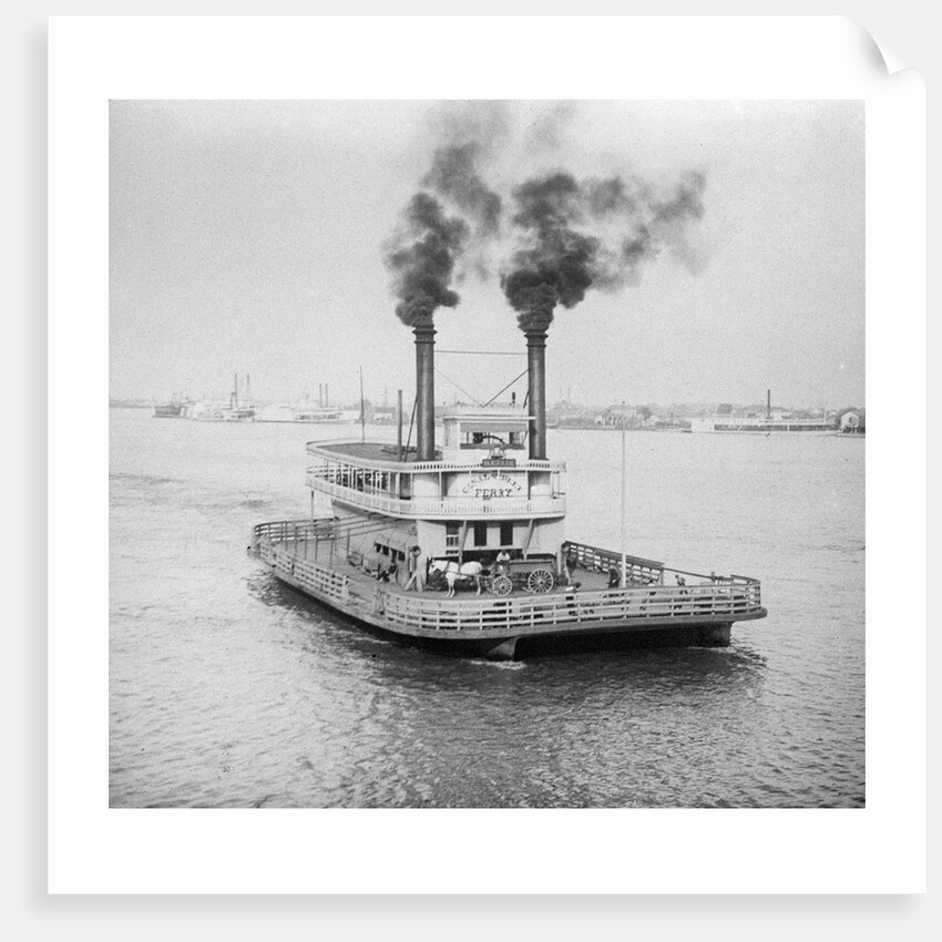 Ferry Boat On The Mississippi River by Anonymous