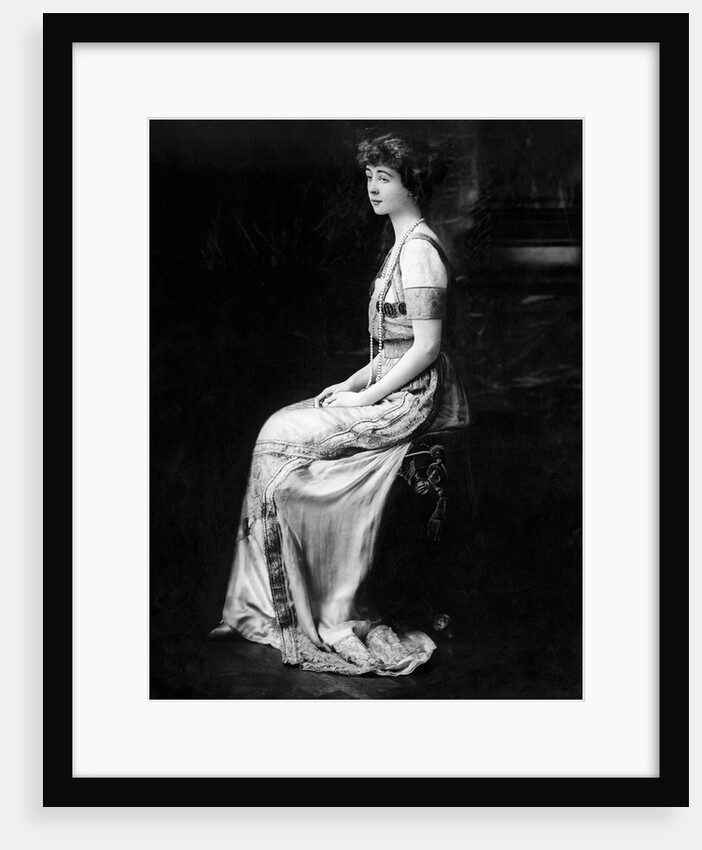 Consuelo Vanderbilt Wearing Formal Gown by Anonymous