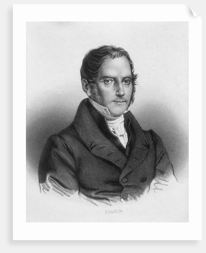 German Violin Virtuoso Spohr, Headshould by Anonymous