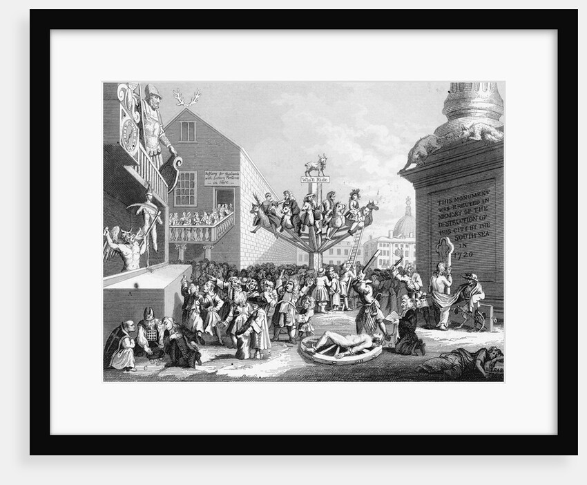 An Emblematical Print on the South Sea Scheme by William Hogarth