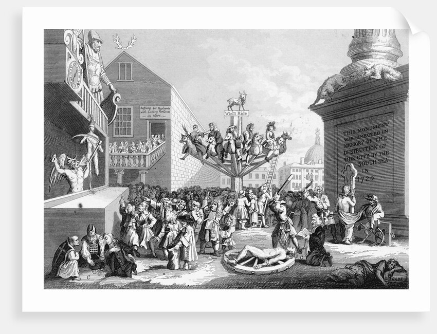 An Emblematical Print on the South Sea Scheme by William Hogarth
