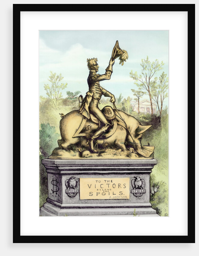 Andrew Jackson Riding Pig by Anonymous