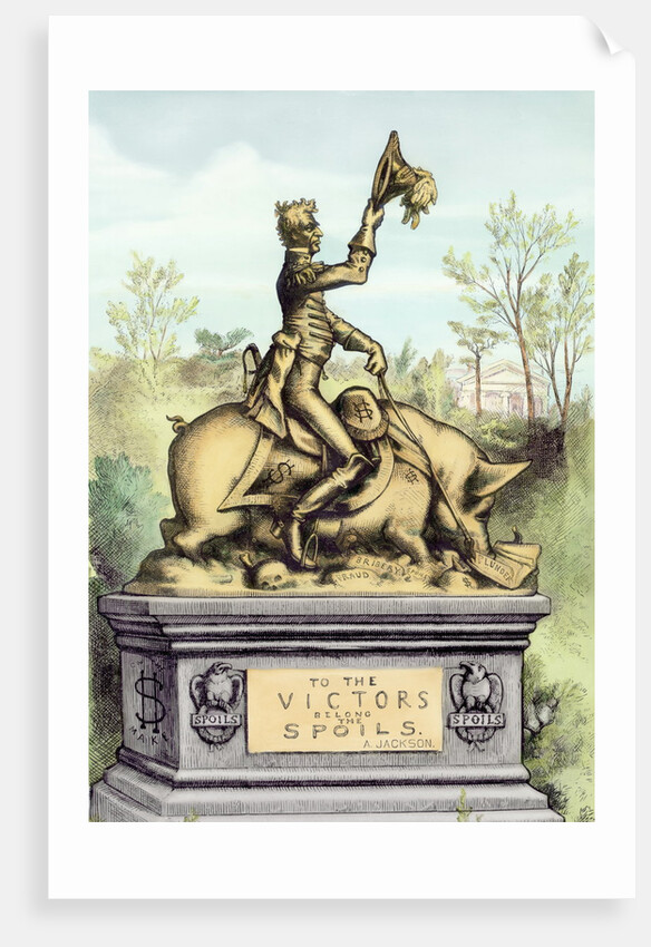 Andrew Jackson Riding Pig by Anonymous