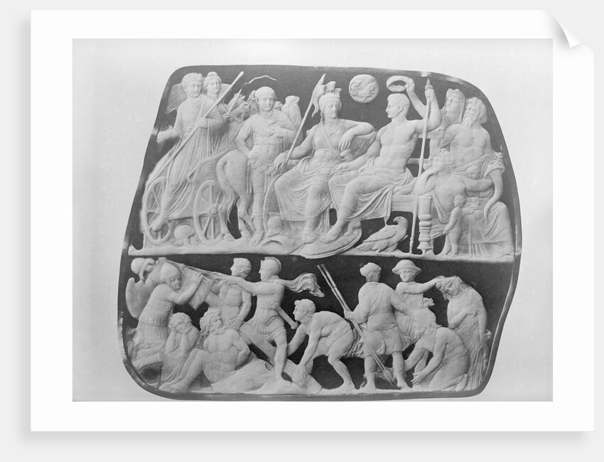 Gemma (Caesar) Augustus With Goddess Rom by Anonymous