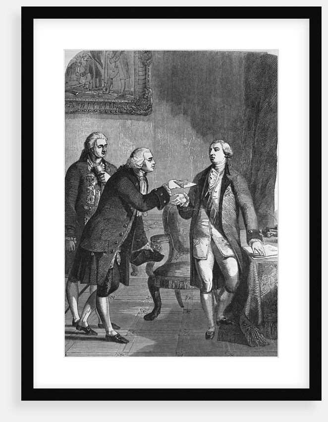 John Adams and King George III by Anonymous