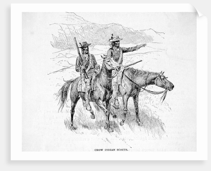 Crow Indian Scouts by Anonymous
