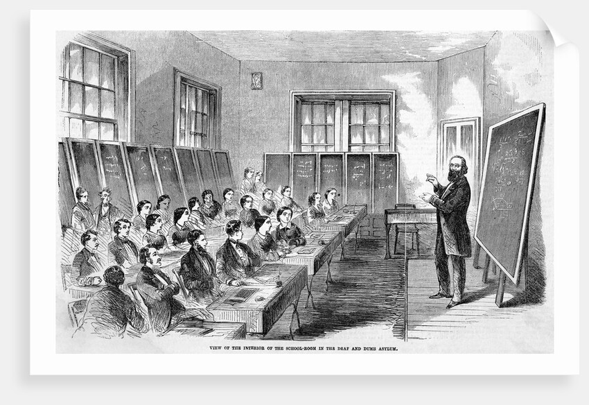 Interior Of Deaf And Dumb Asylum by Anonymous