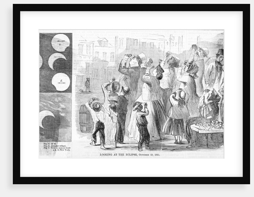 Watching The 1865 Eclipse by Anonymous