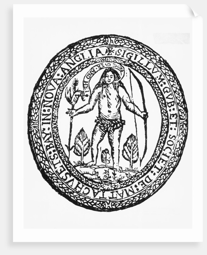 Seal Of The Massachusetts Bay Society by Anonymous