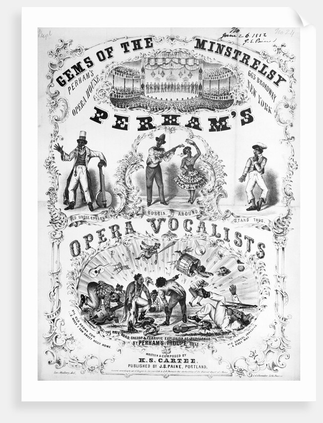 Advertisement For Minstral Show by Anonymous