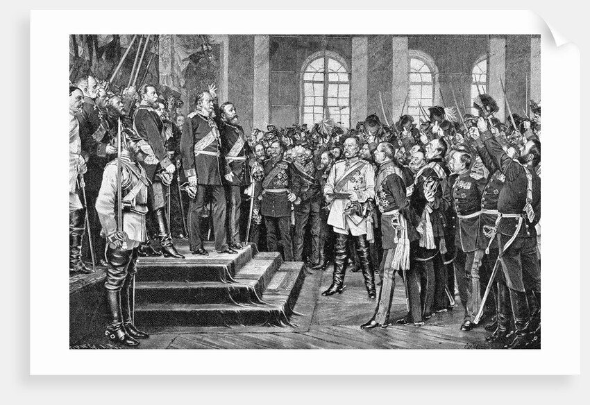 William Of Prussia Proclaimed Emperor by Anonymous