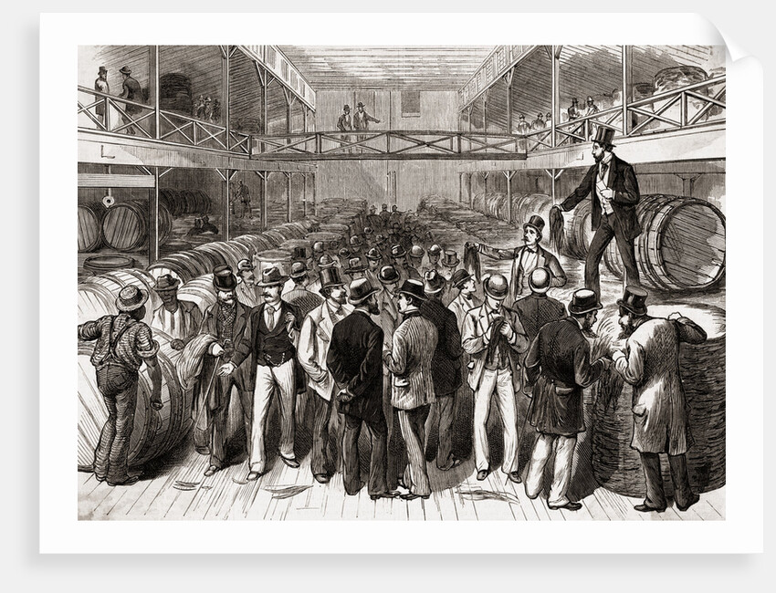 Tobacco Auction In Louisville, Kentucky by Anonymous