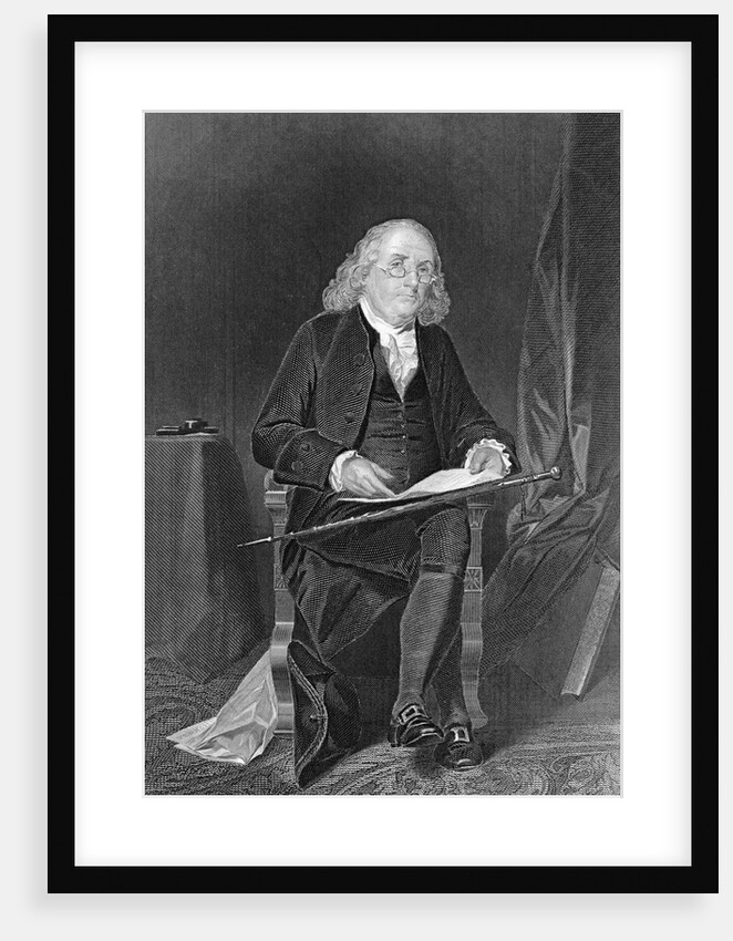 Seated Portrait of Benjamin Franklin by Anonymous