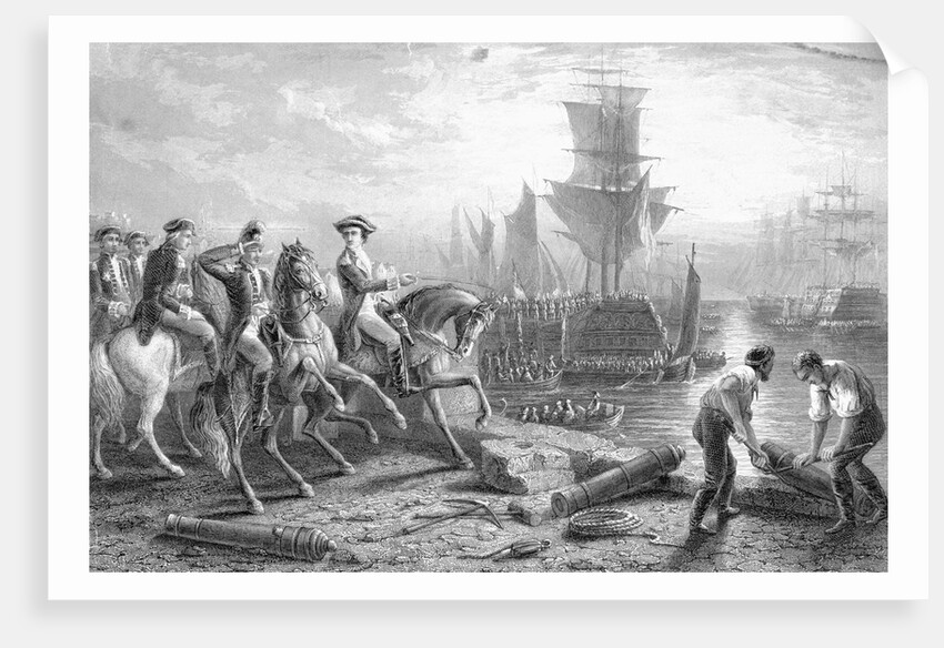 General Howe Evacuating Boston by Anonymous