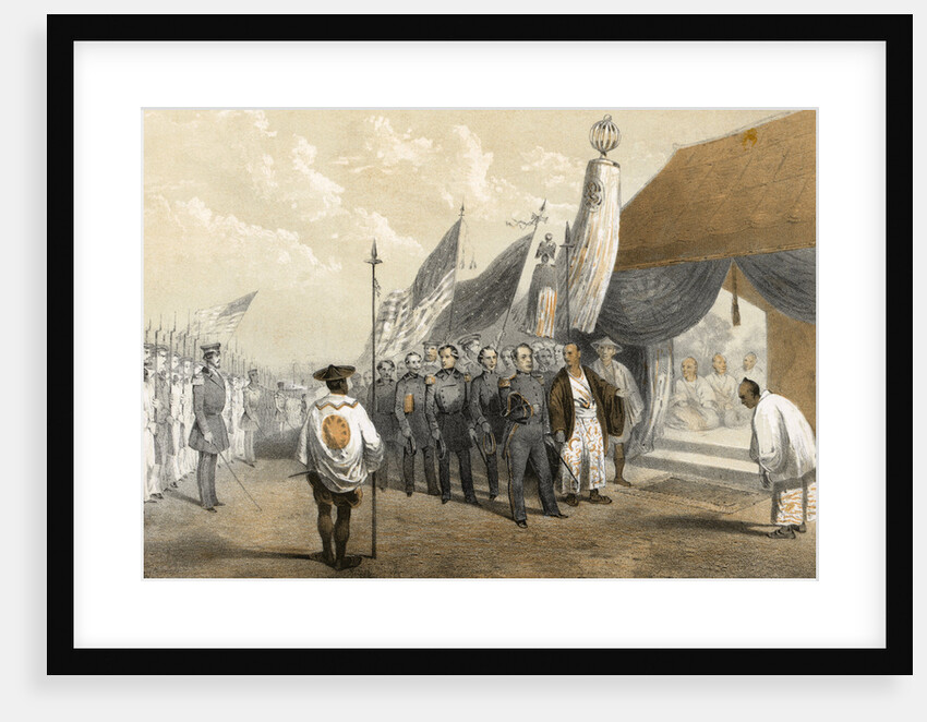 Commodore Perry Meets Commisioners by Anonymous
