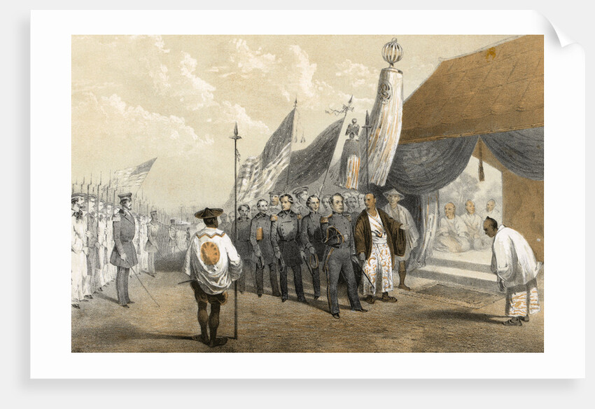 Commodore Perry Meets Commisioners by Anonymous