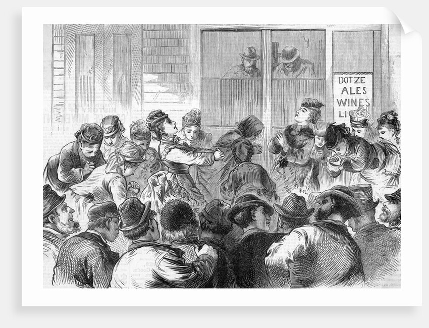 Women'S Whisky War In Ohio by Anonymous