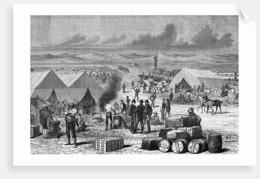 Illustration of Pacific Railroad Production by Anonymous