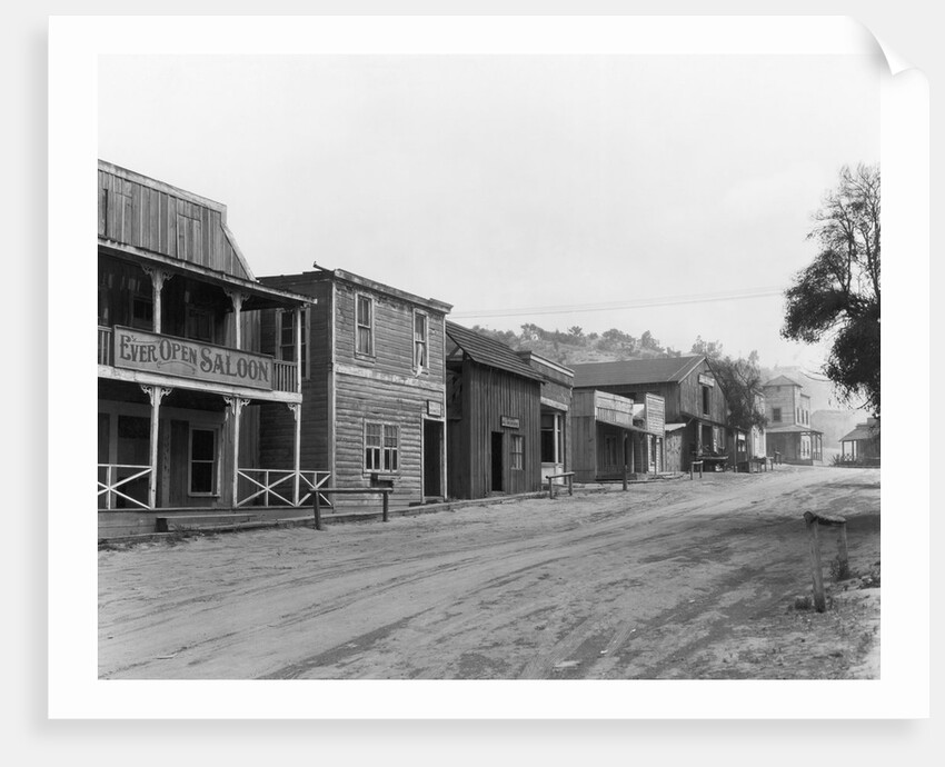 Universal Studios' Western Movie Set by Anonymous