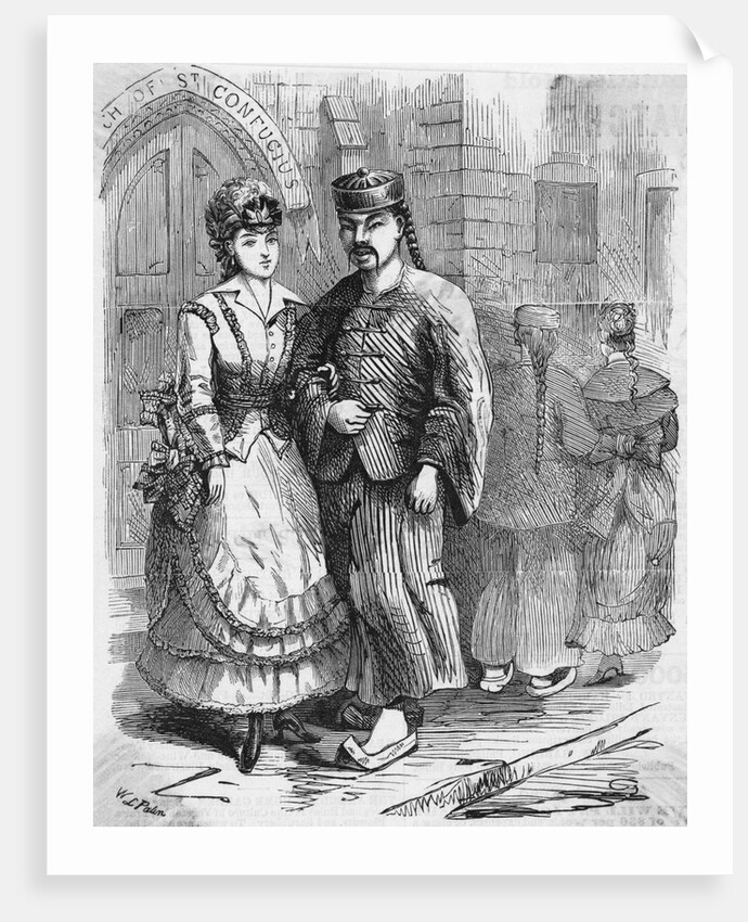 Anti-Chinese Political Cartoon by Anonymous