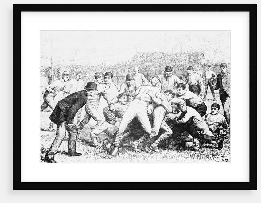 Yale And Princeton Football Match by Anonymous