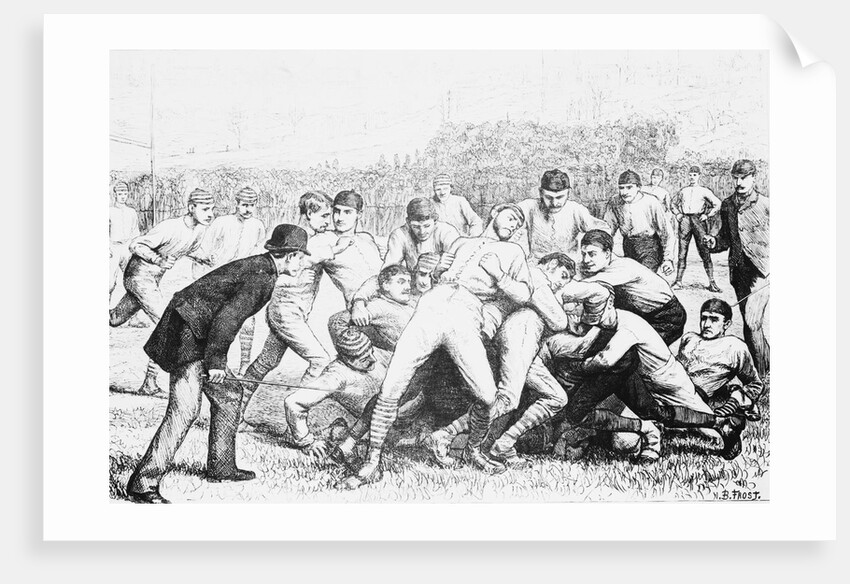 Yale And Princeton Football Match by Anonymous