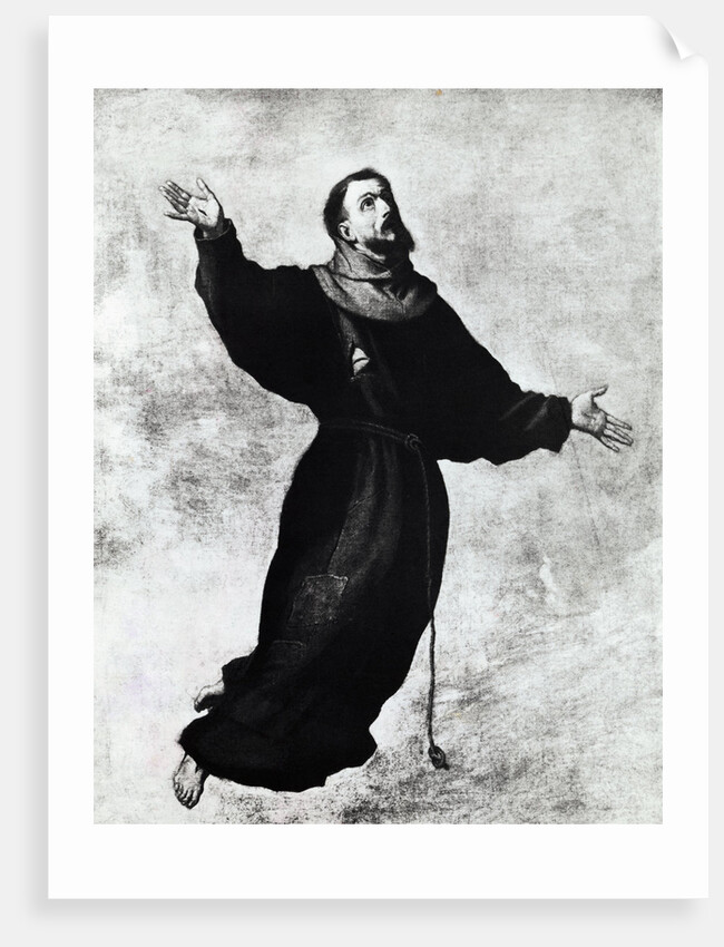 Saint Francis Floating Heavenward by Anonymous