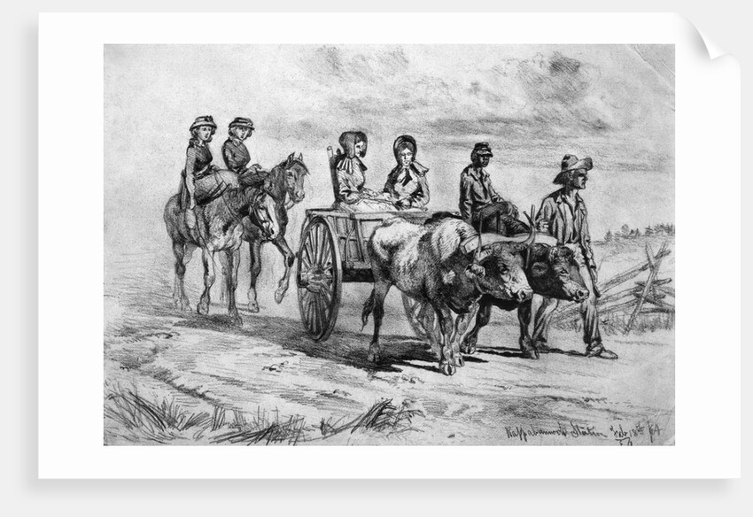Drawing Of Southern Family by Anonymous
