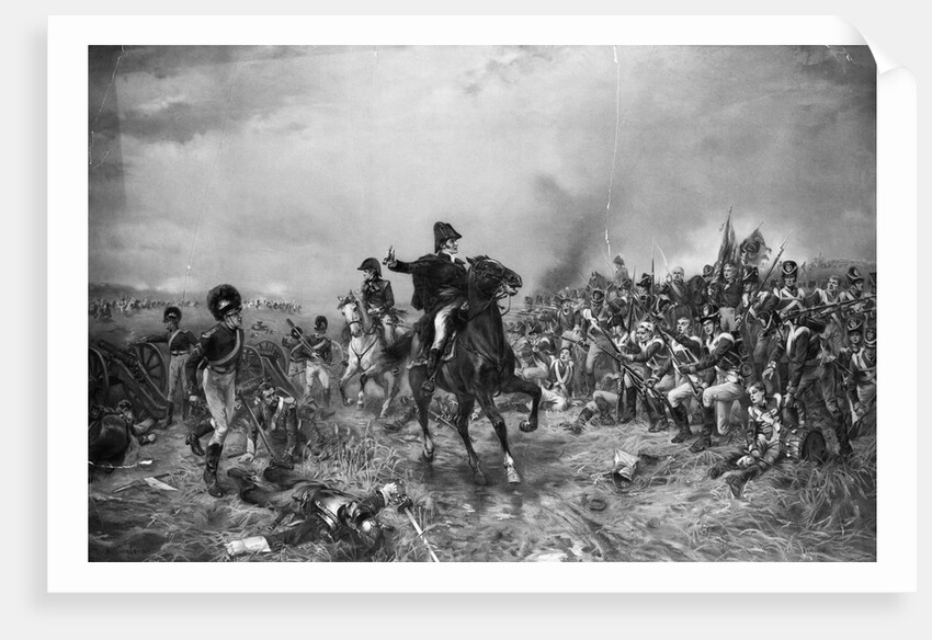Wellington At the Battle Of Waterloo by Anonymous