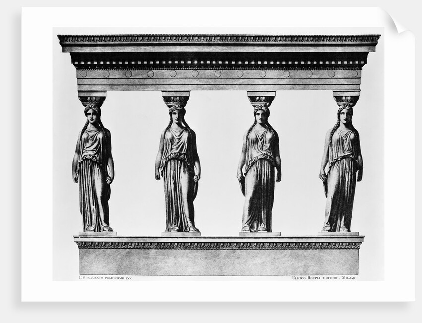 Caratids From Greek Temple by Anonymous