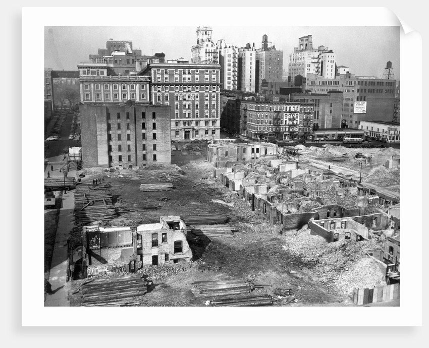 Urban Renewal In Harlem by Anonymous