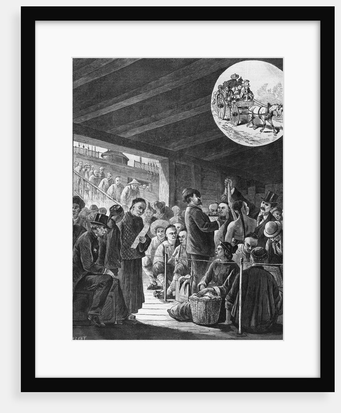 Chinese Immigrants Arriving In San Fran by Anonymous