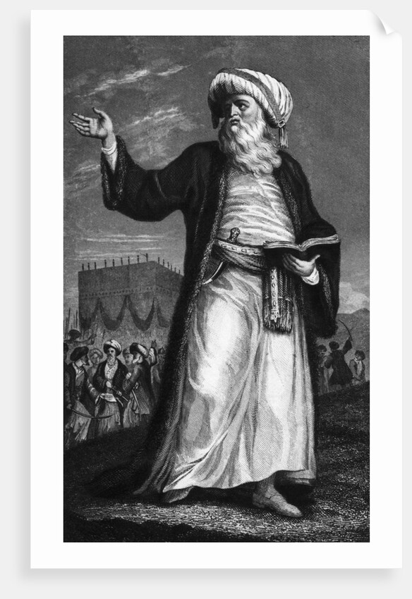 Engraving of Muhammad by Anonymous