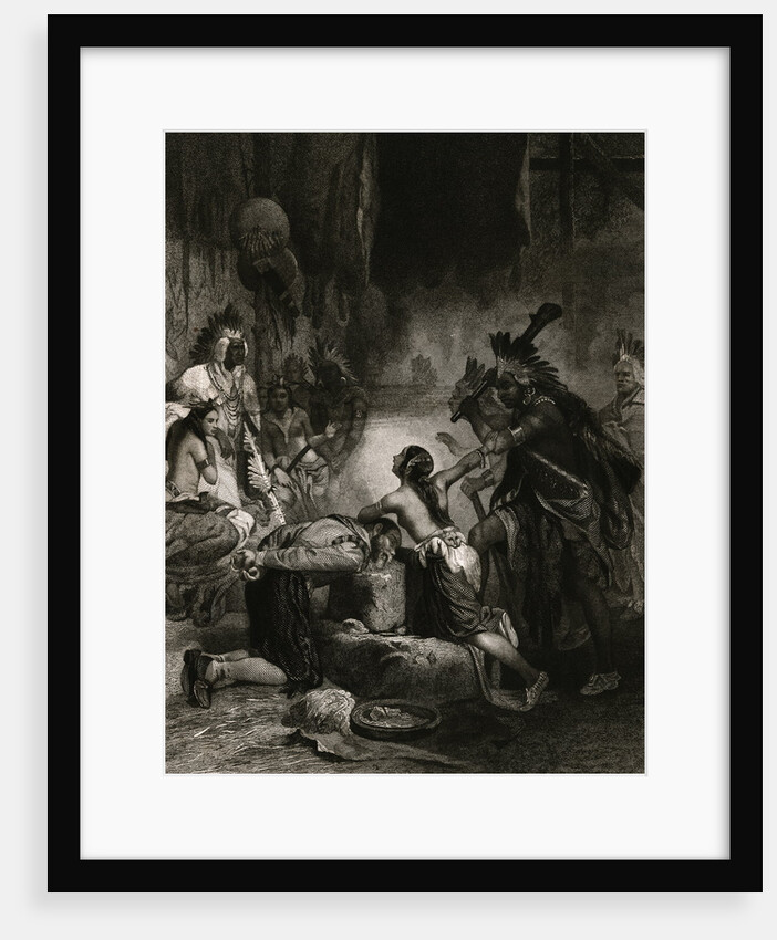 Pocahontas Saving Captain John Smith by Anonymous