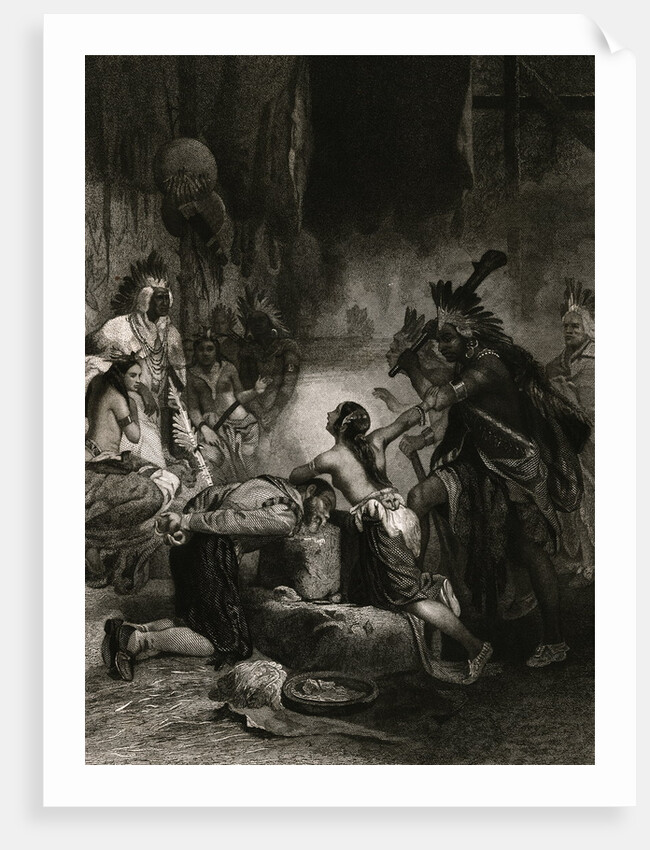 Pocahontas Saving Captain John Smith by Anonymous