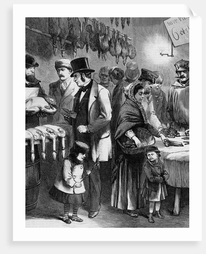 Rich And Poor; or, the Two Christmas Dinners Illustration by Anonymous