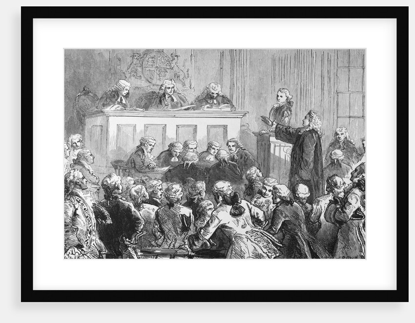 Illustration of the Trial of Peter Zenger In New York by Anonymous